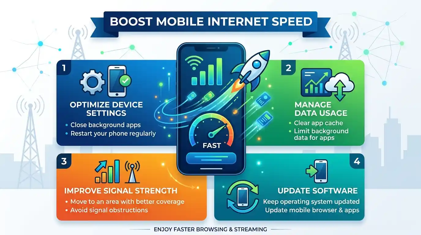 14 Ways to Boost Mobile Internet Speed on Your Phone