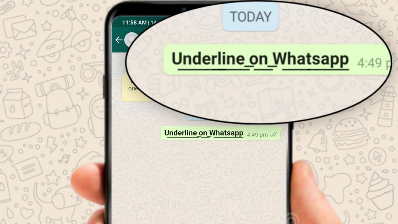 Underline Text In Whatsapp