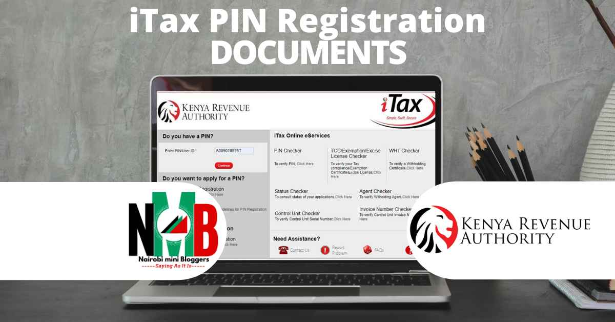 KRA Pin Registration Requirements