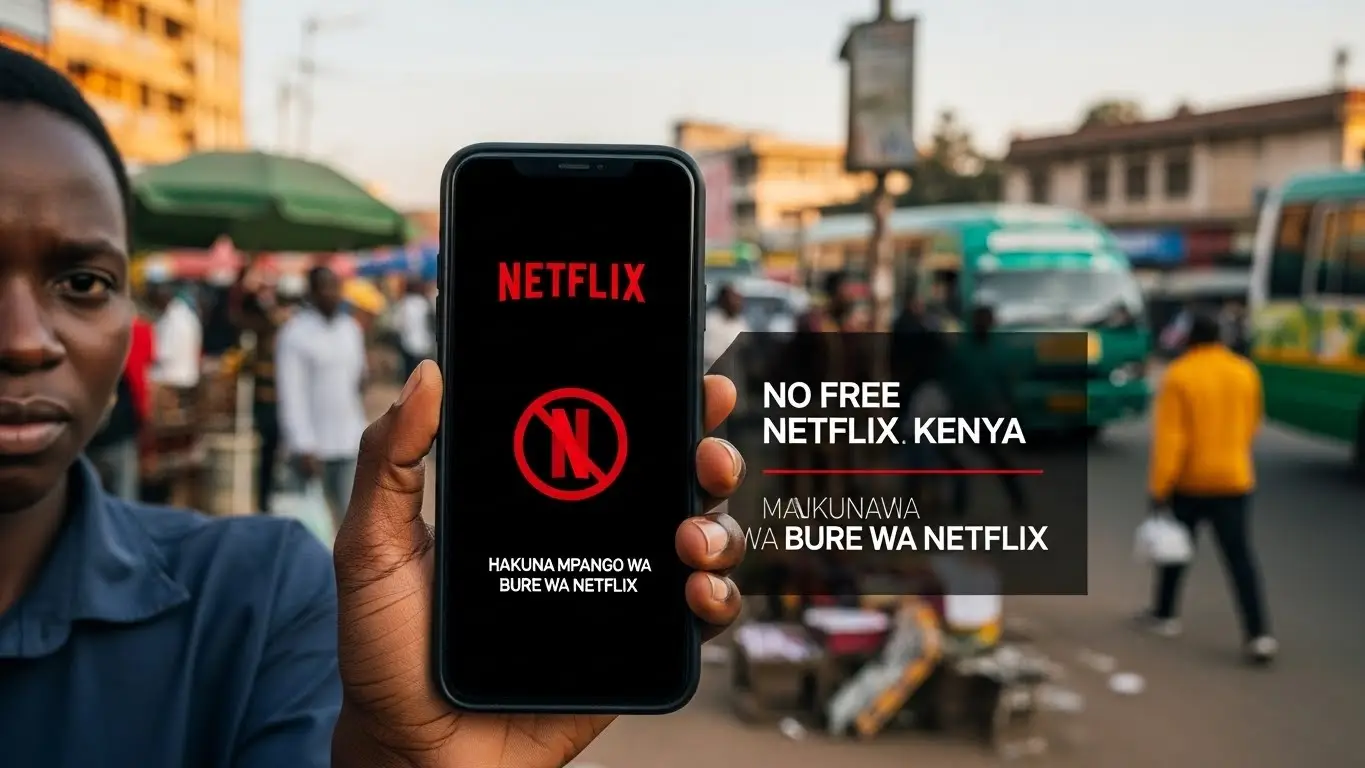 No Free Netflix Plan in Kenya