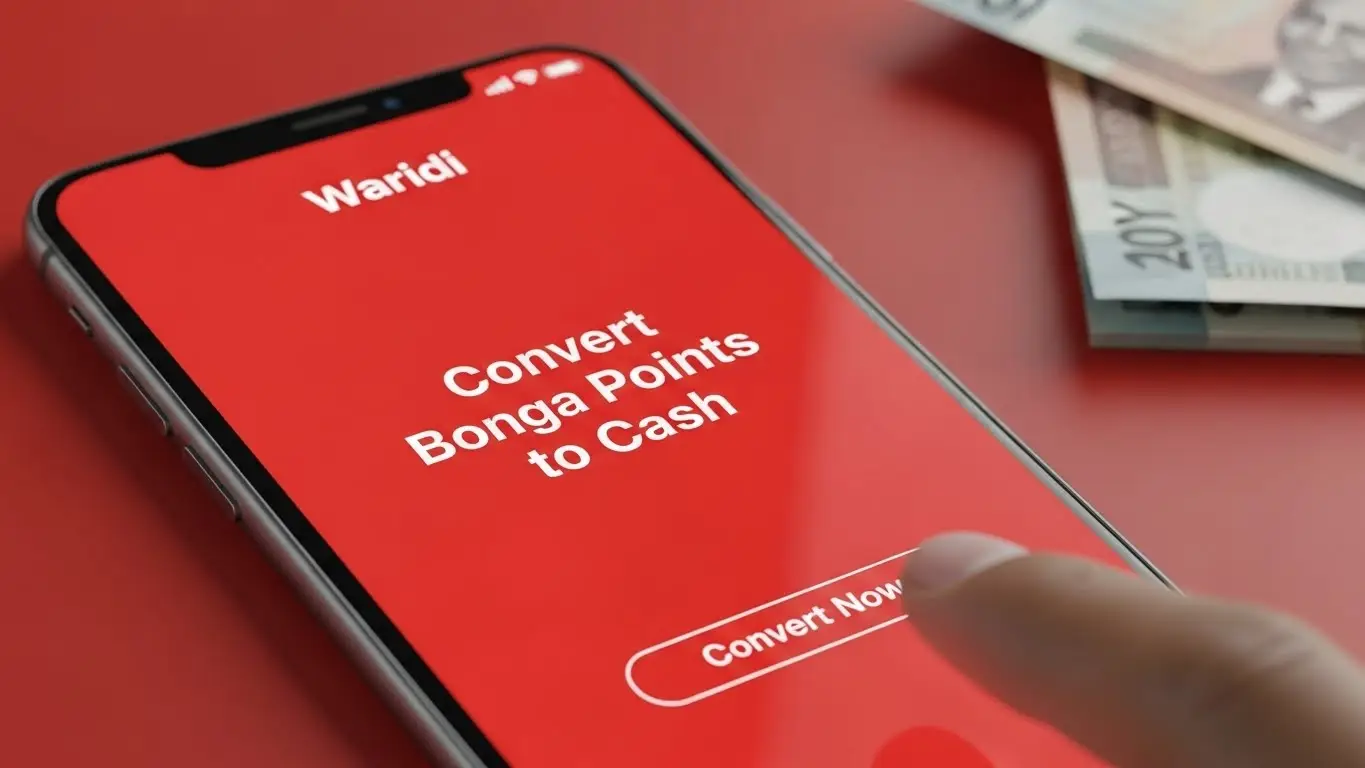 Convert Bonga Points to Cash Instantly Using the Waridi App