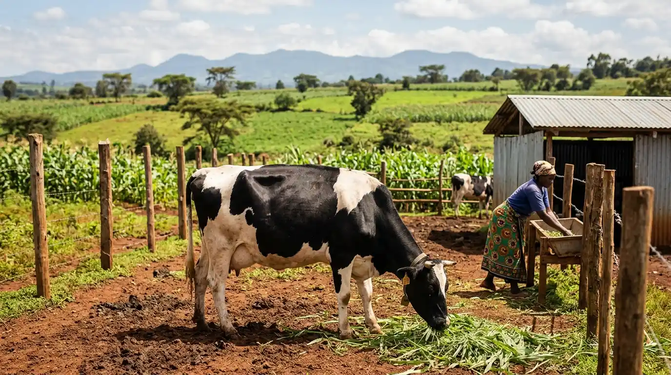 High-Yielding Dairy Cow in Kenya